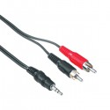 Cablu Jack 3,5mm la 2RCA 10m