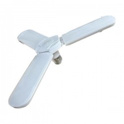 Bec LED fan blade alb rece dulie E27 45w