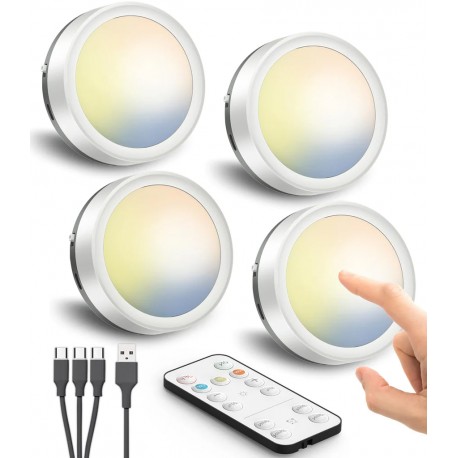 Spot LED reîncărcabil cu baterie și telecomandă